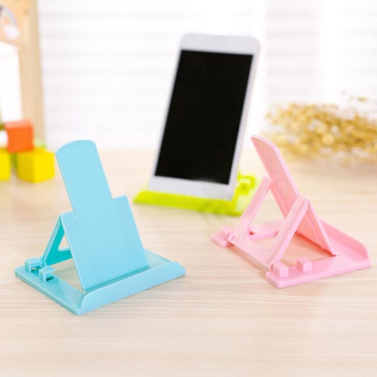 Universal Folding Cell Phone Support Plastic Holder Mobile Stand -1 Pcs