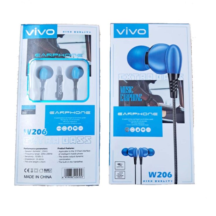 W206 Extra Bass VIVO Earphone